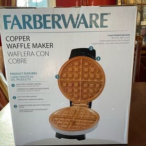 Copper Waffle Iron